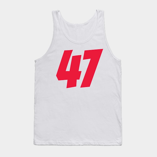 Mick Schumacher 47 - Driver Number Tank Top by GreazyL